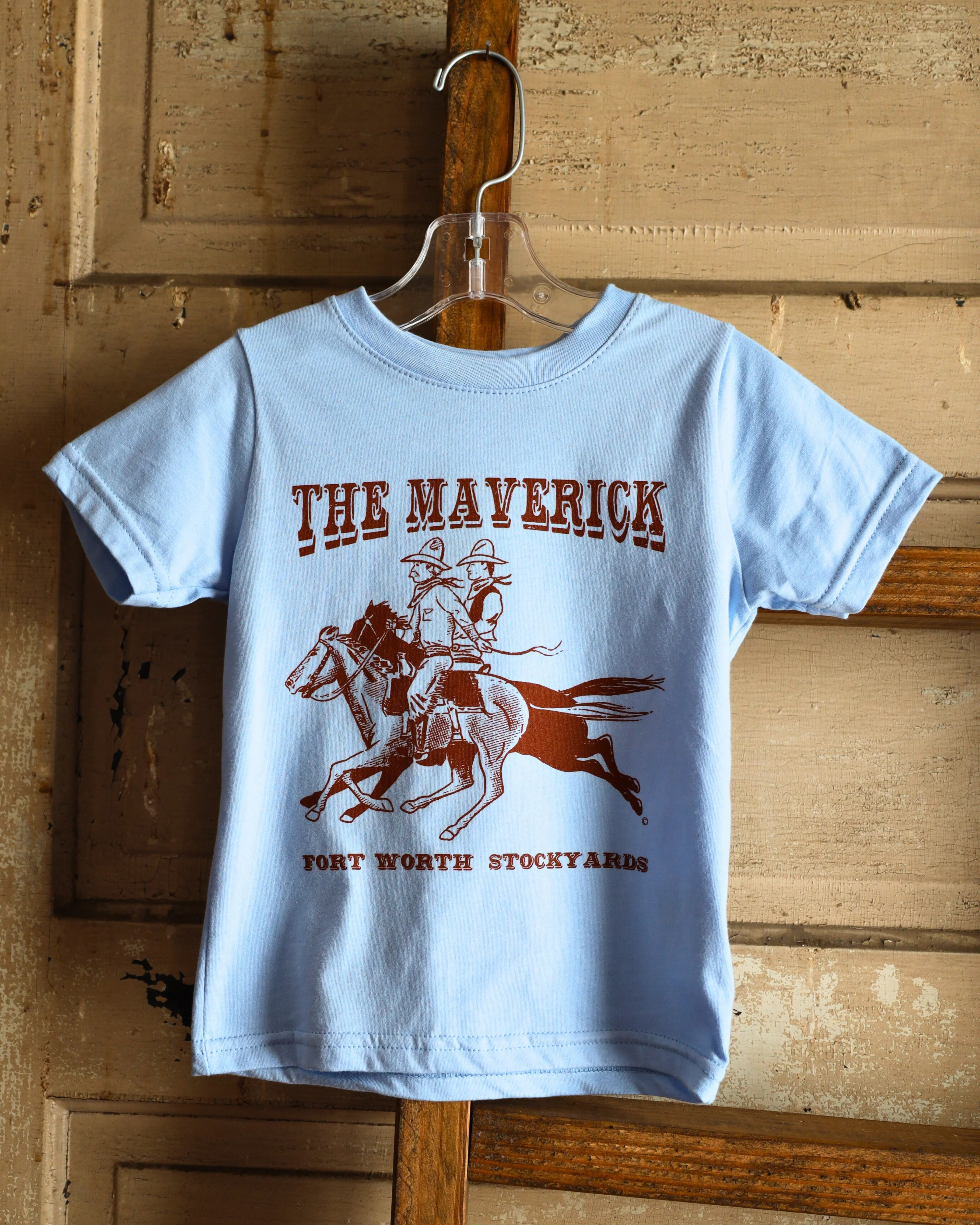 Maverick Exclusive MAVERICK TODDLER 2 RIDERS TEE- LIGHT BLUE - Image 3