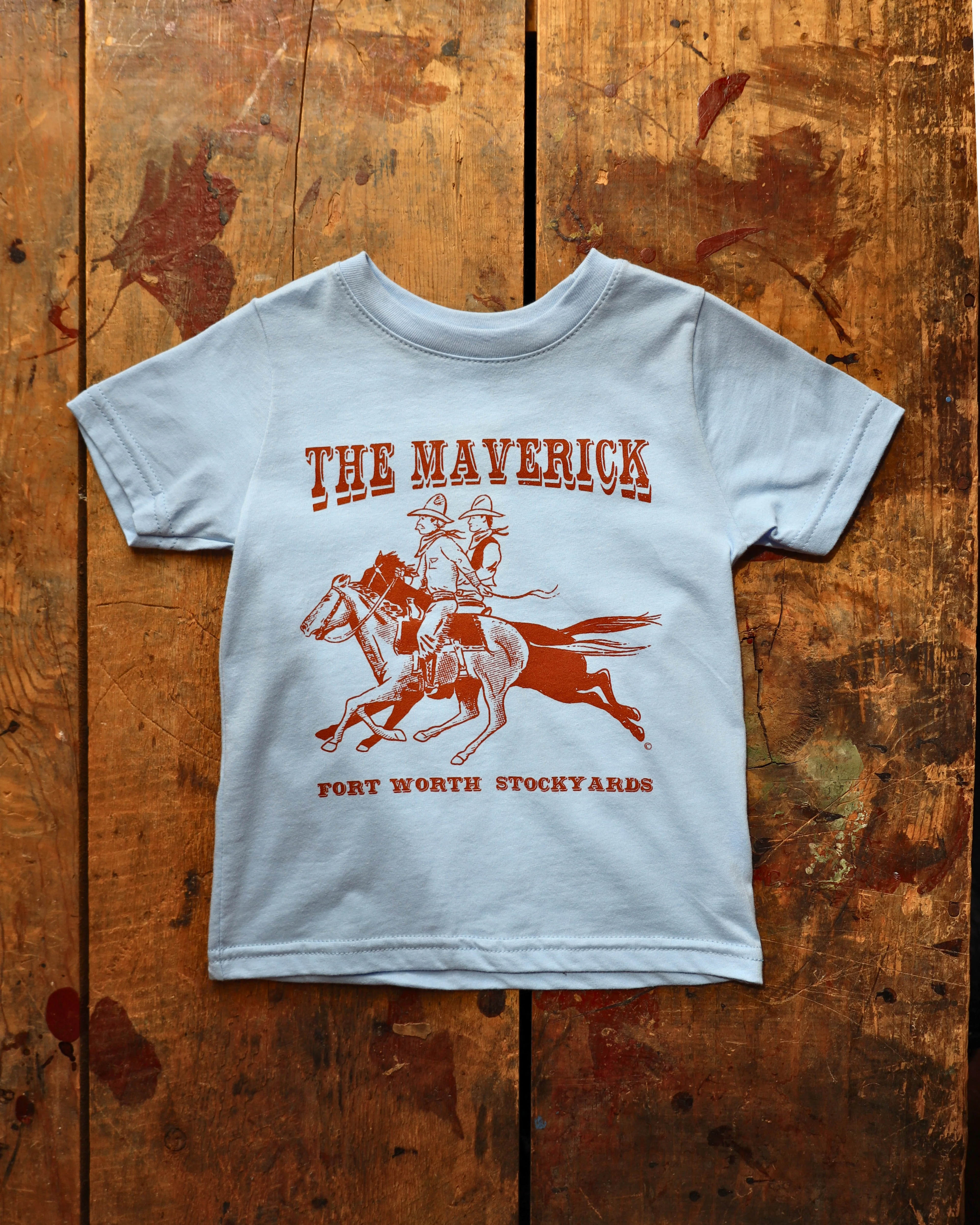 Maverick Exclusive MAVERICK TODDLER 2 RIDERS TEE- LIGHT BLUE - Image 4
