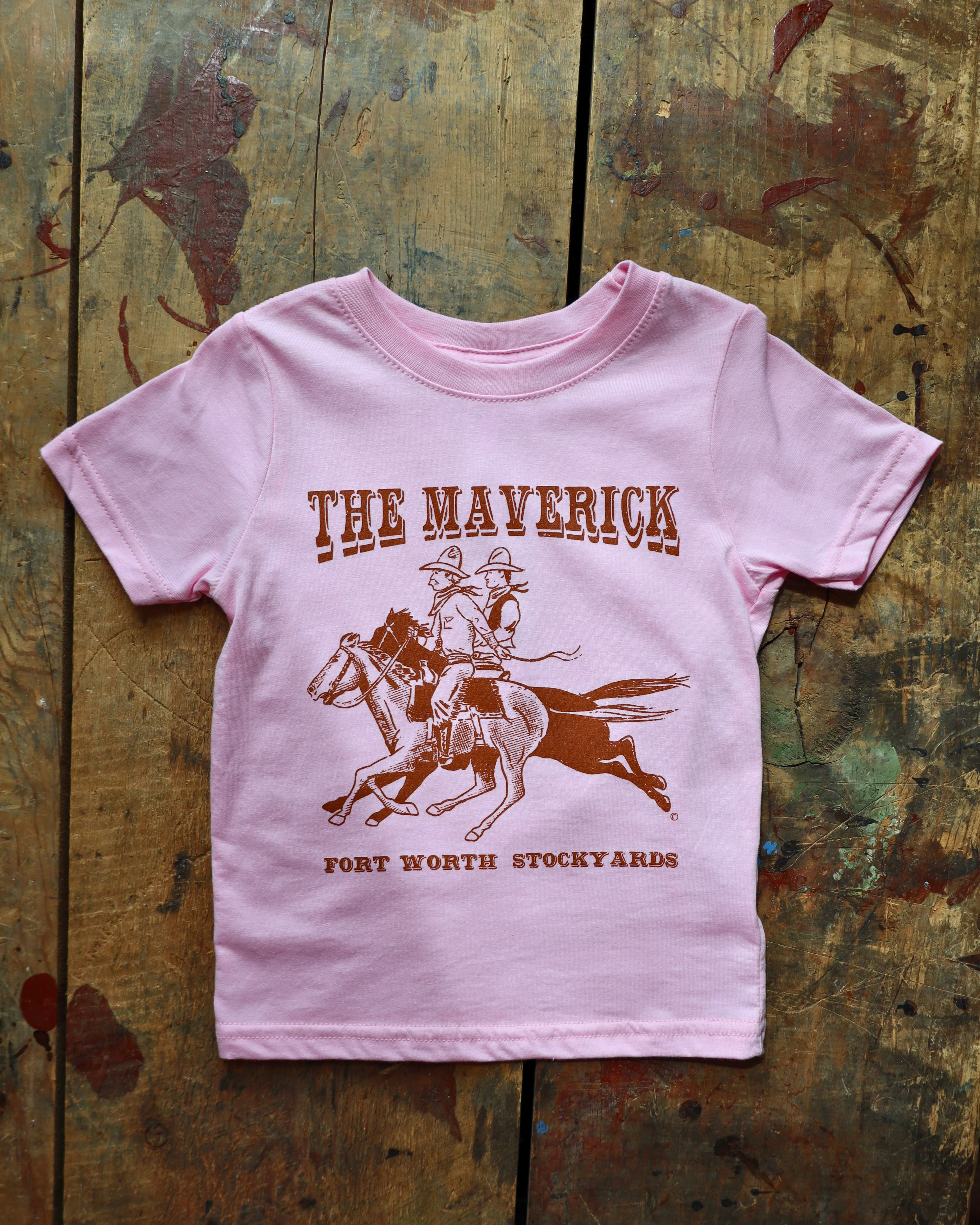 Maverick Exclusive MAVERICK TODDLER 2 RIDERS TEE- PINK - Image 3