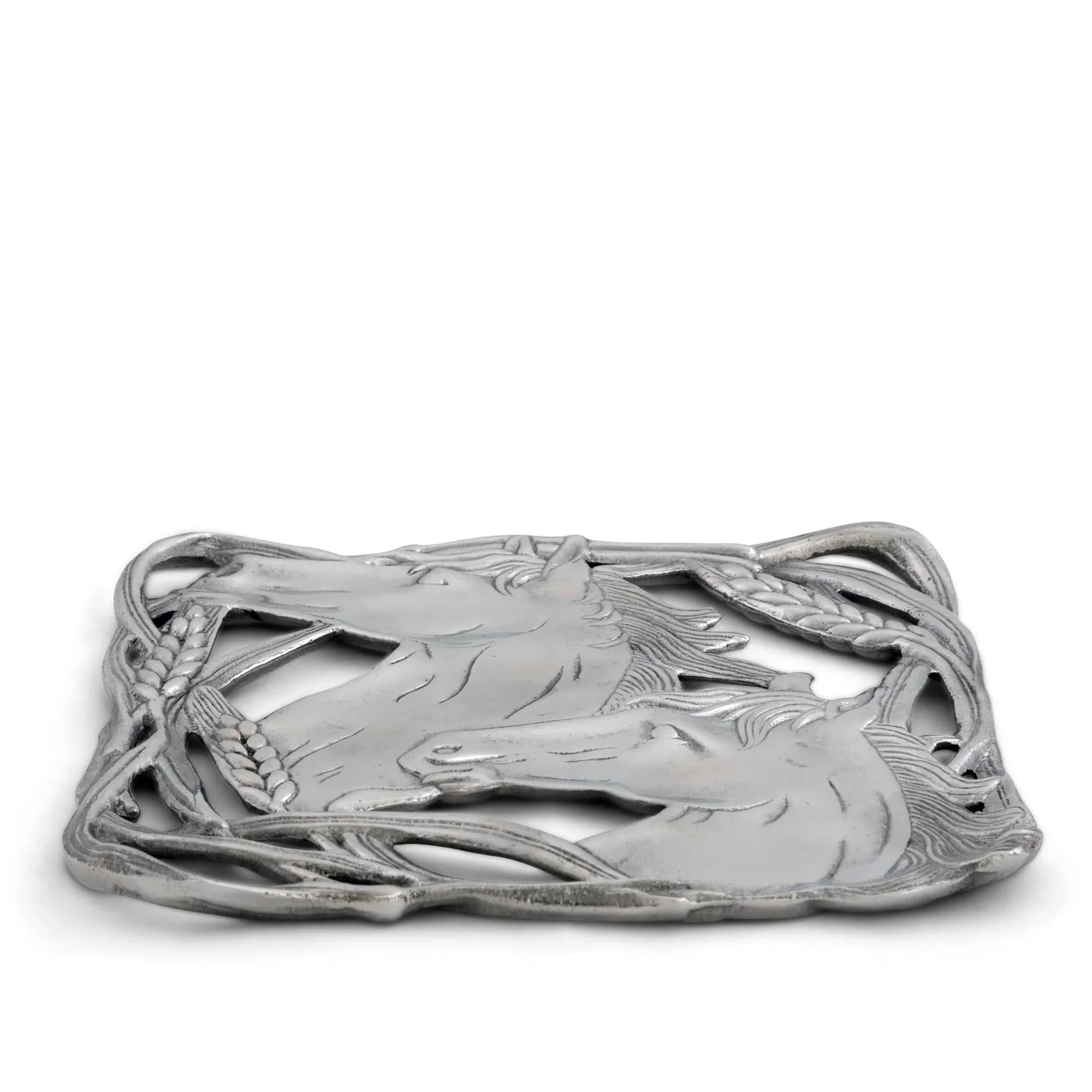 Arthur Court Horse with Wheat Trivet - Image 3