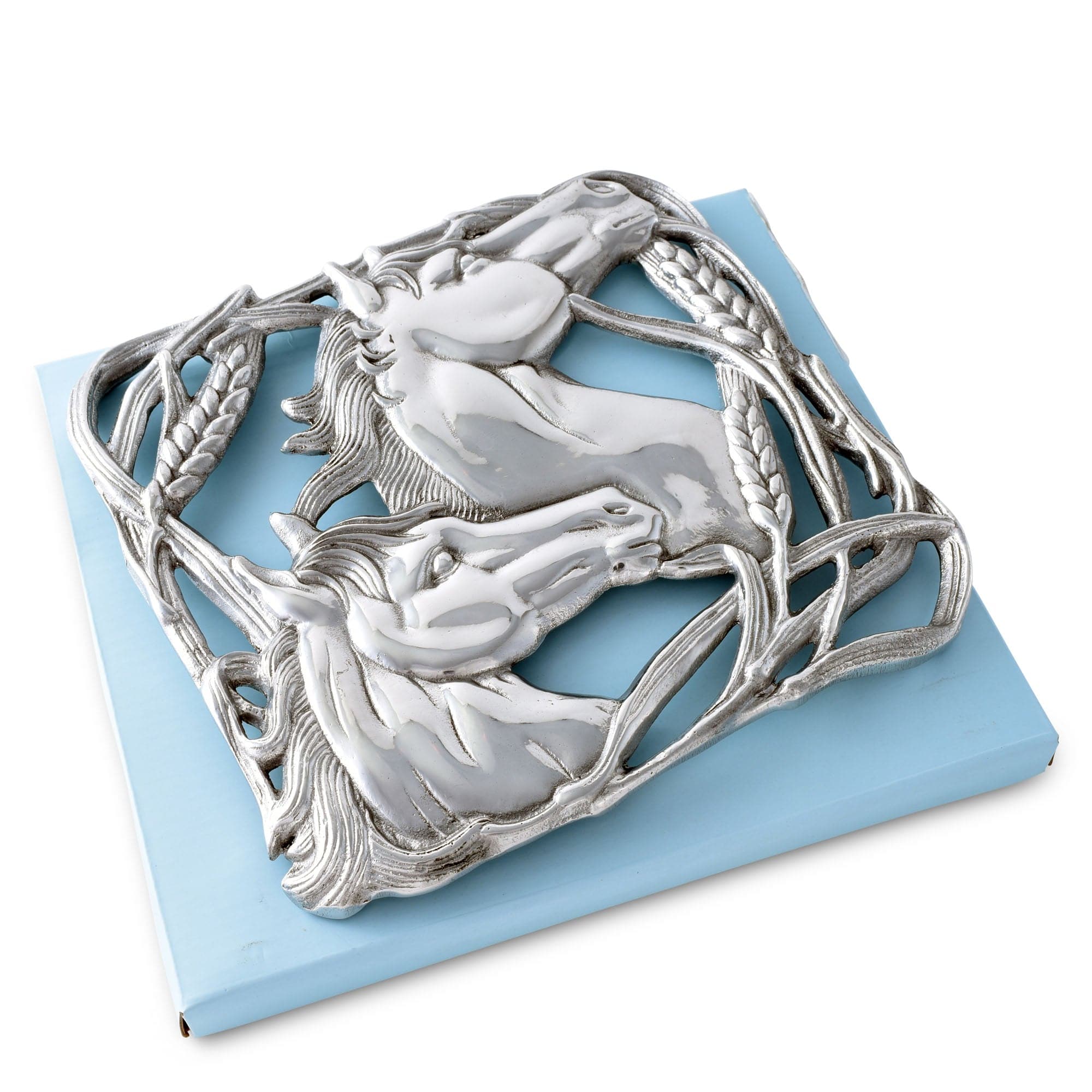 Arthur Court Horse with Wheat Trivet - Image 6