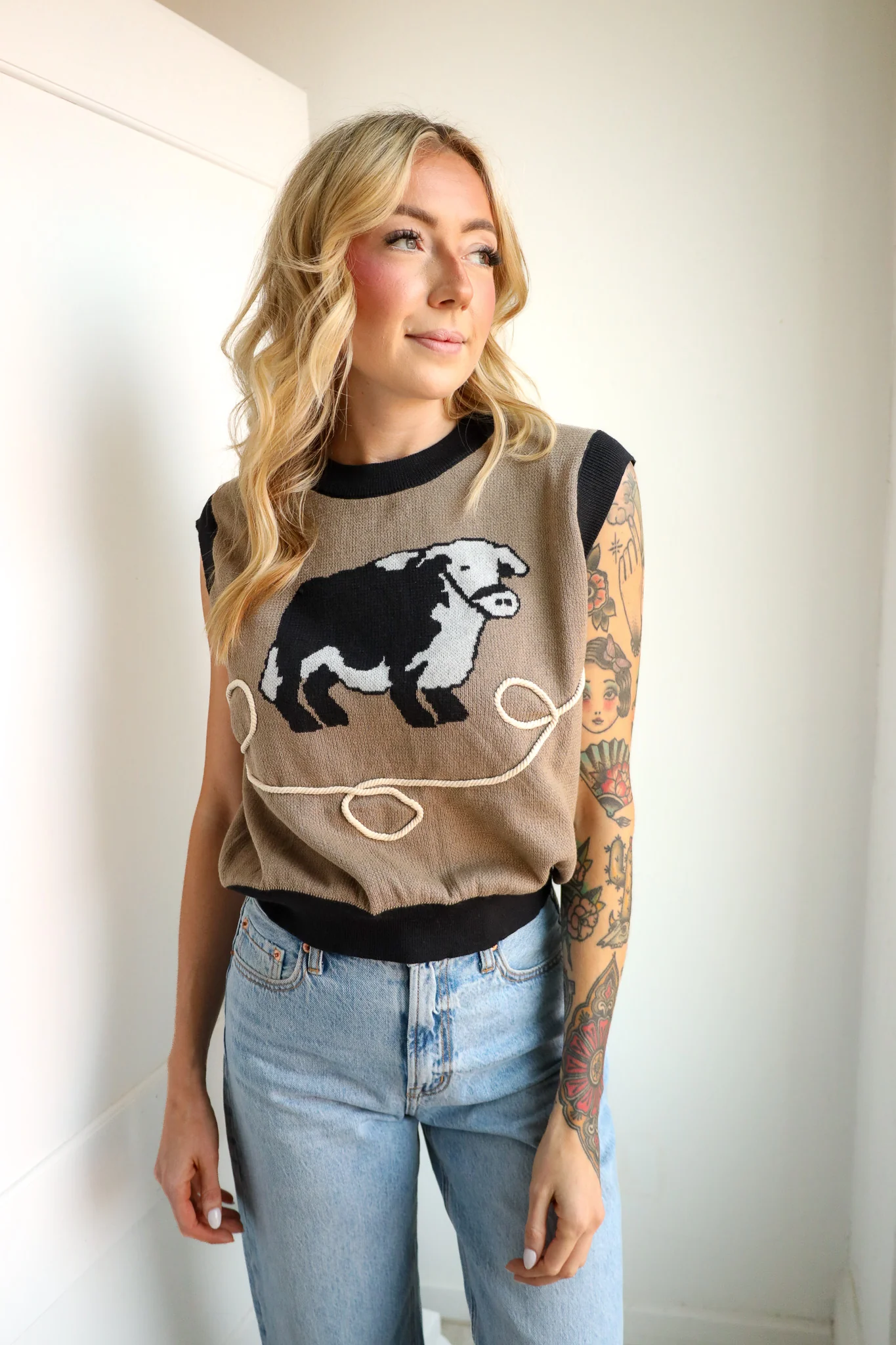 2 Fly Co. Bull Nettle Knit Sweater Vest - Image 3