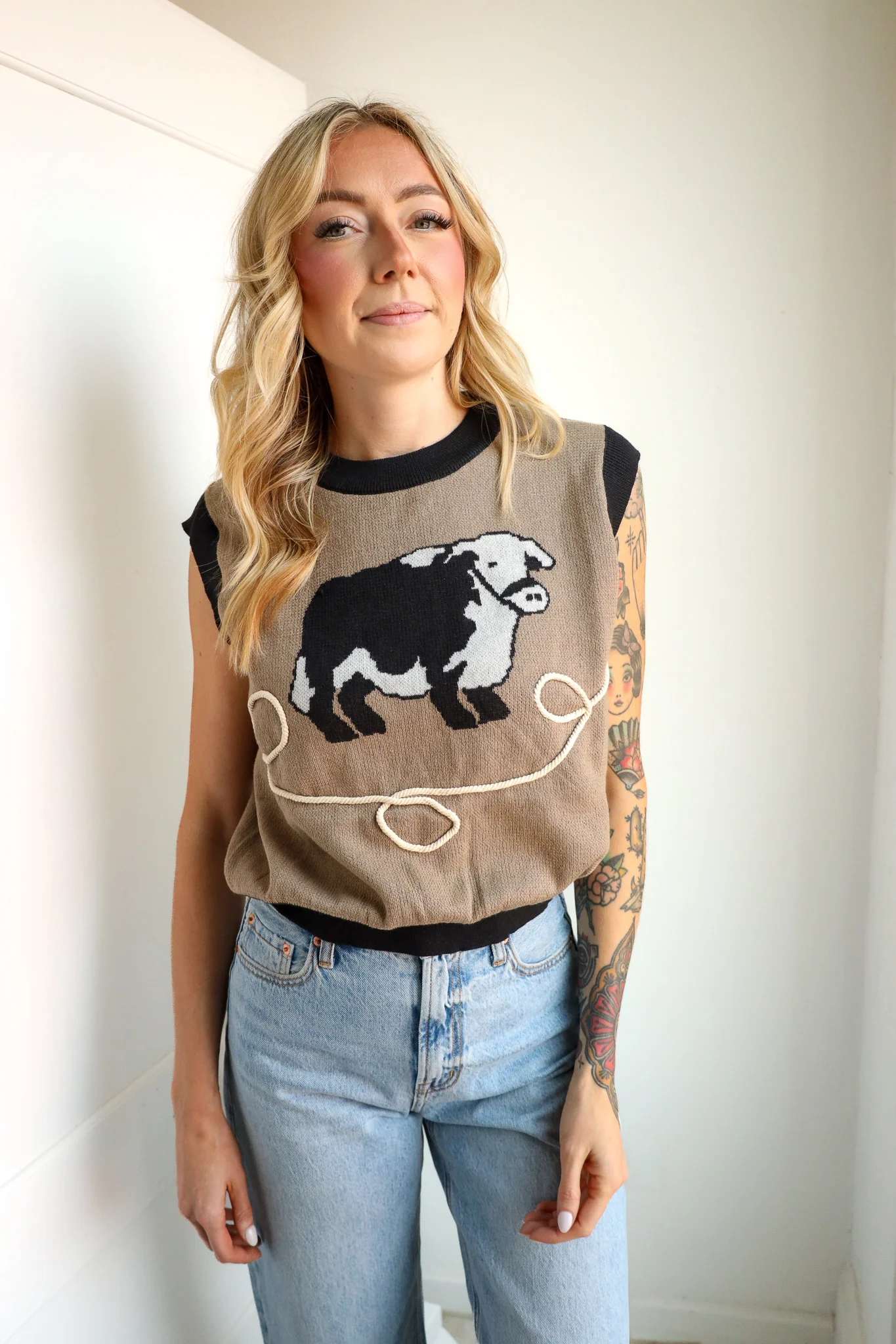 2 Fly Co. Bull Nettle Knit Sweater Vest - Image 4