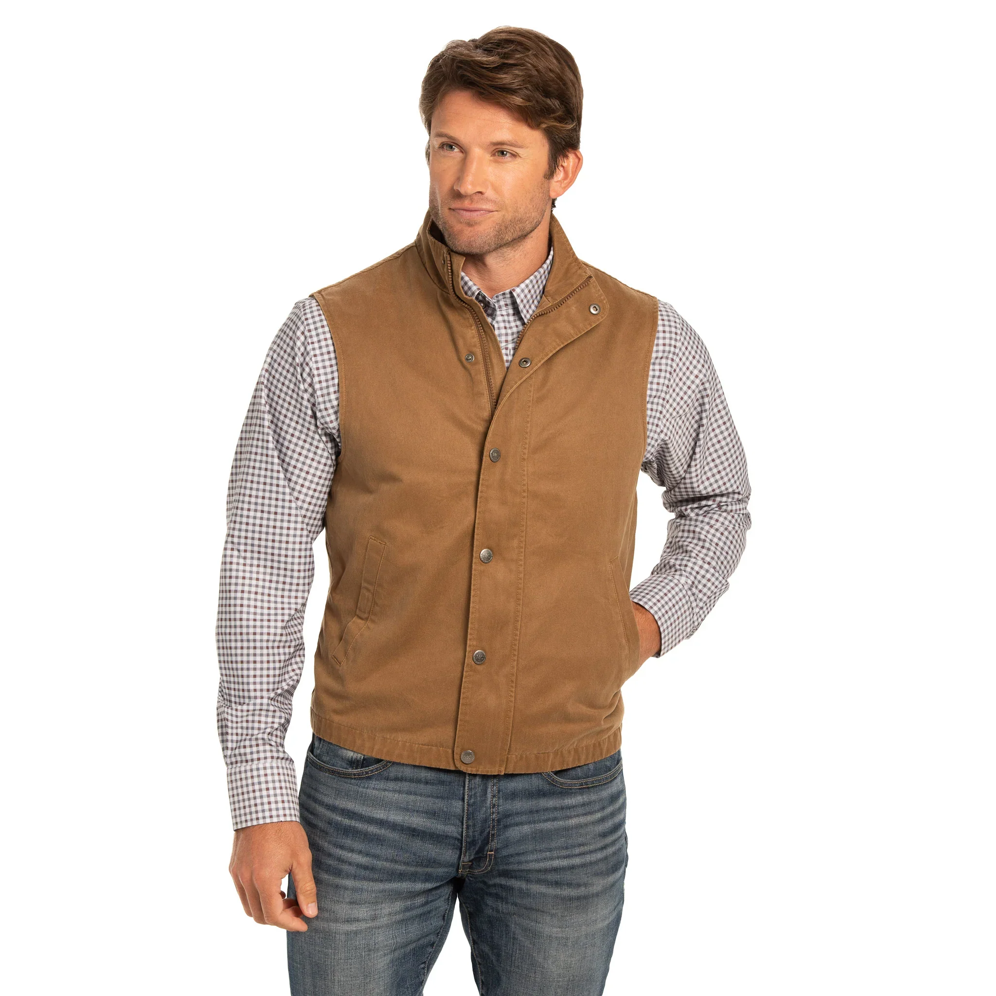 Madison Creek Ranch Lightweight Twill Vest - Image 3