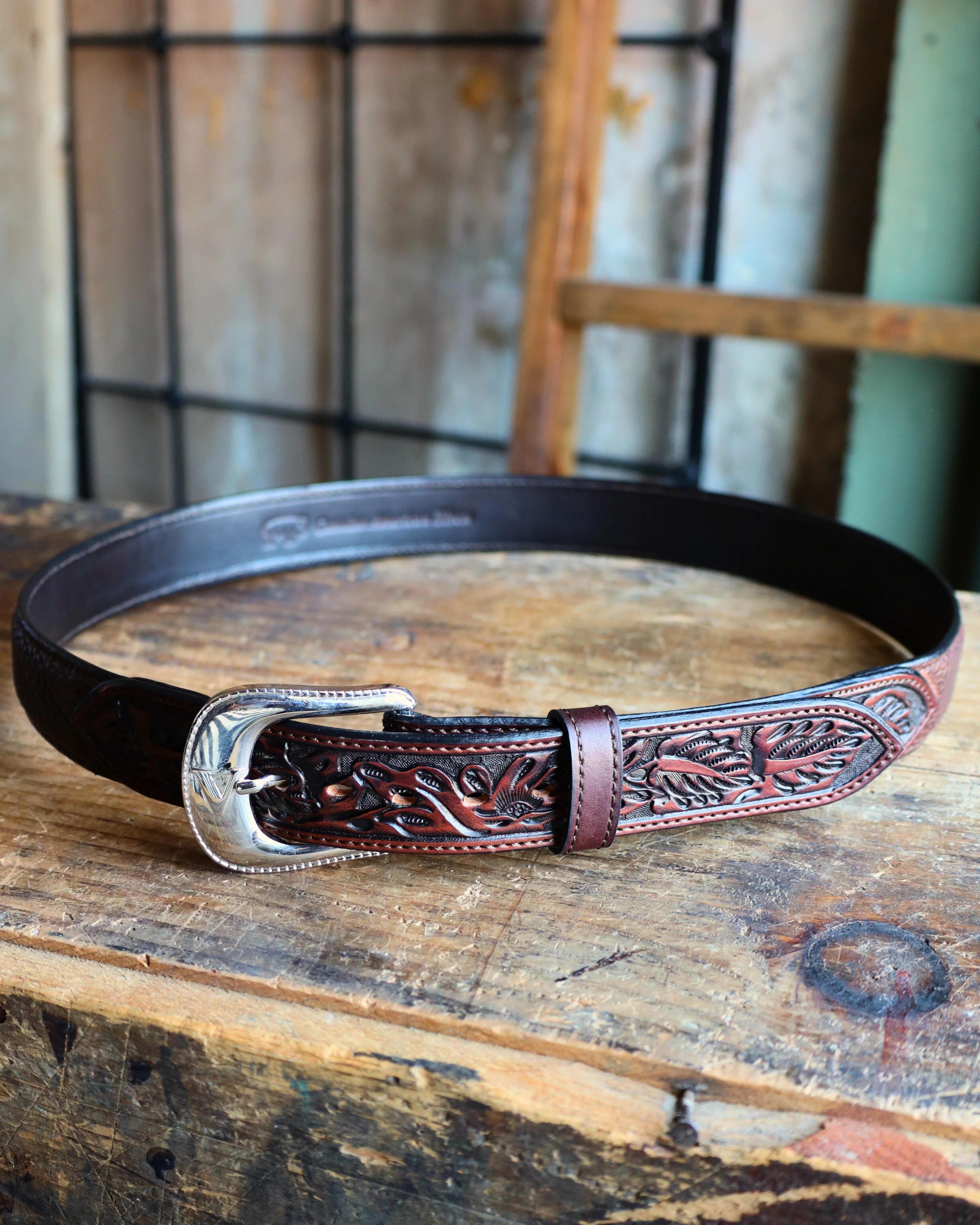 Maverick Exclusive Vogt Tooled Bison Belt - Image 10