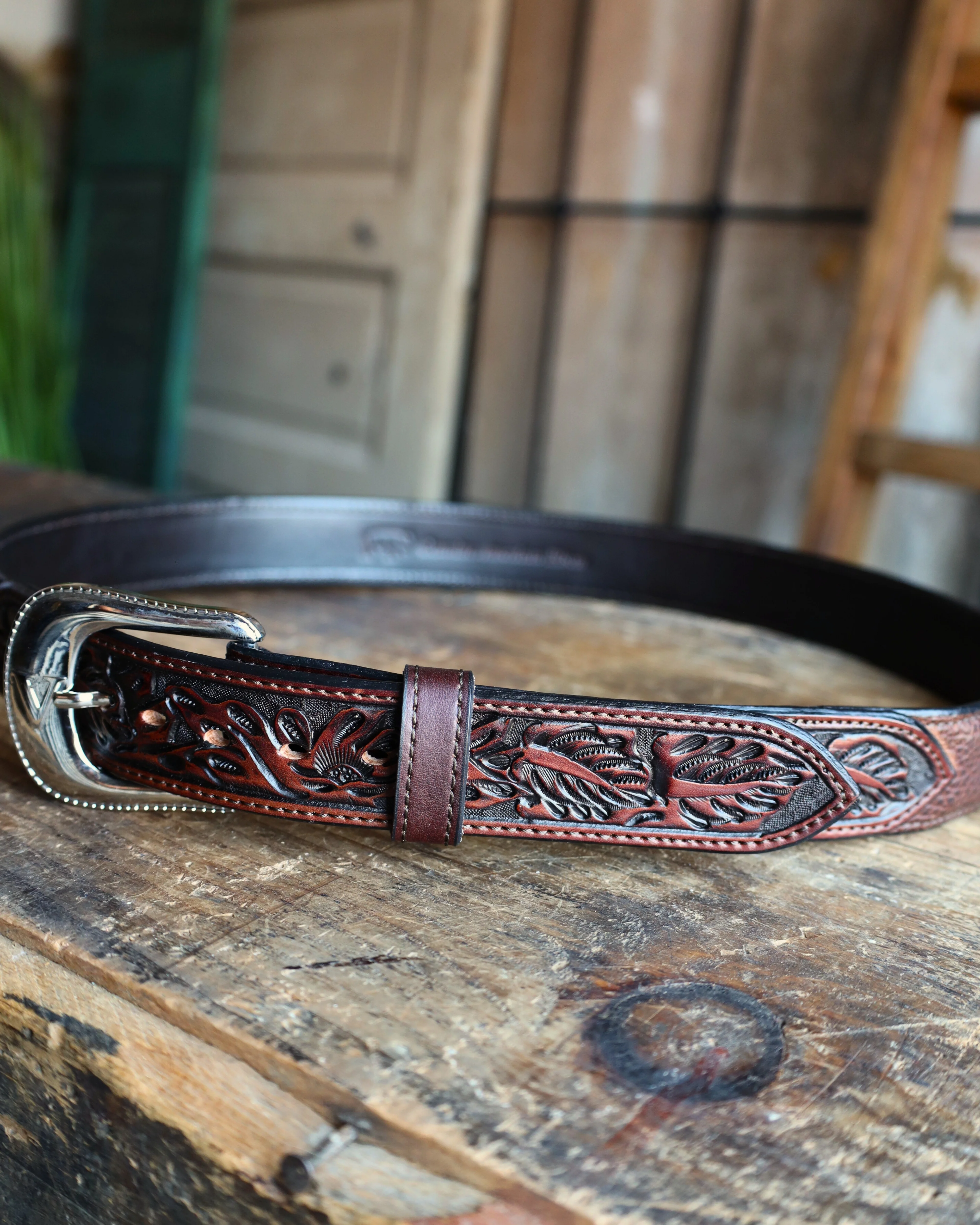 Maverick Exclusive Vogt Tooled Bison Belt - Image 5