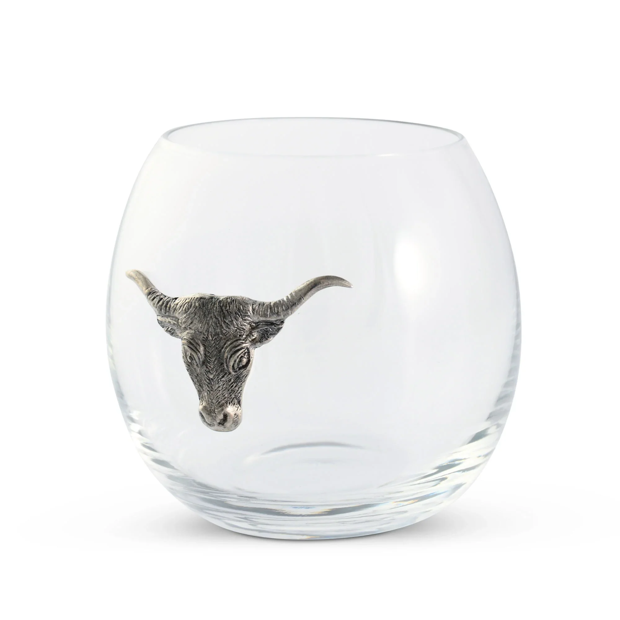 VAGABOND HOUSE LONGHORN WINE GLASS - Image 4